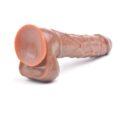 Multi-speed Brown Vibrating 7inch Penis Dildos