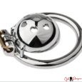 Metal Hollow Heart Penis Cage Sex Toy For Men(50mm)