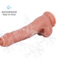 8 Inch Uncut Foreskin Realistic Dildo Strap On For Lesbian