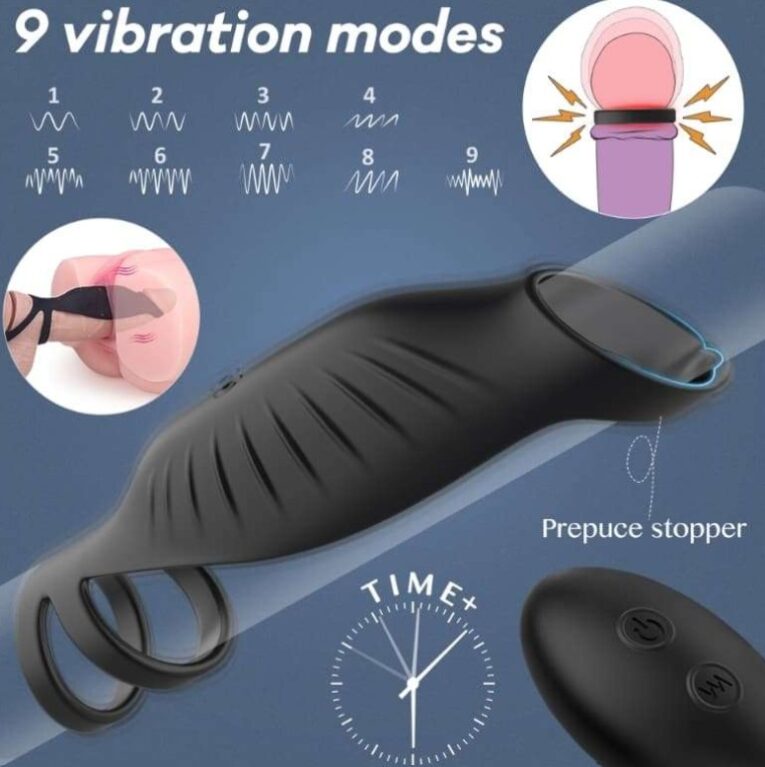 Vibrating Cock Ring With Remote