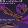 Remote With App Control Vibrating Penis Sleeve Brown