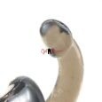 Lesbian Strapless Jelly Black Dildo For Couple
