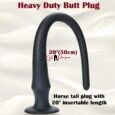Super Long 20 Inches Black Anal Buttplug