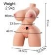 Ultimate Realistic female torso Sexdoll With Steel Skeleton