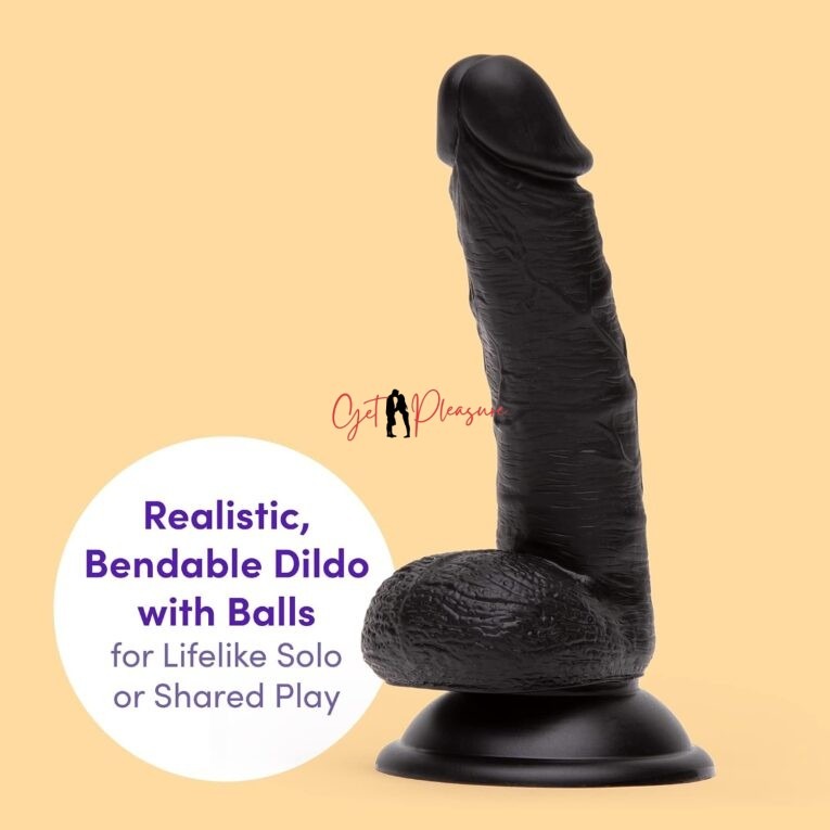 6 Inches Black Penis Dildos
