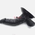 5.5 Inches Insertable Length Black Realistic Curved Dildo