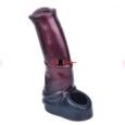 black and red platinum finish  Unique Horse Penis Texture and cock sleeve 6.88 Inches