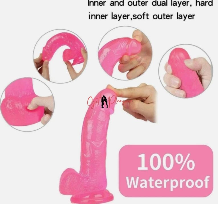 6 Inches Jelly Pink Dildos India
