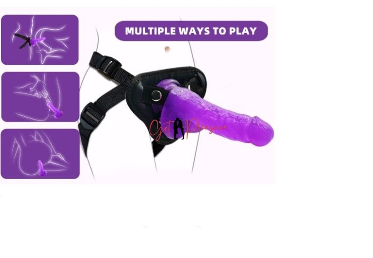 8 Inches Purple Jelly Starpon Harness