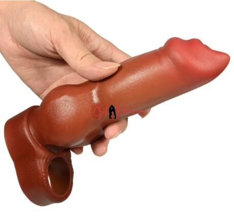 Unleash Wild Pleasure Dog penis Animal  Penis Sleeve 8 Inches