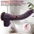 10.5 Inches Black authentic Penis Dildo For Women