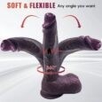 10.5 Inches Black authentic Penis Dildo For Women