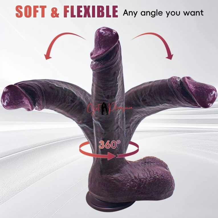 Black 9 Inches Penis Dildos