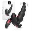 Vibrating Beads Black Anal Plug multifunctional sex toy for anal pleasure Wireless remote control