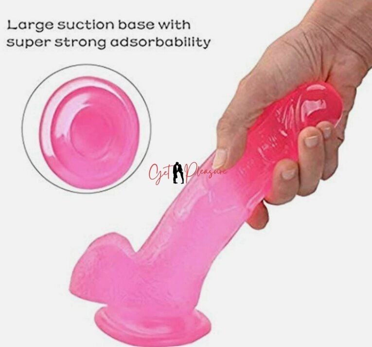 Cheap Price Pink Jelly Dildos 7 Inches