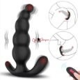 Vibrating Beads Black Anal Plug multifunctional sex toy for anal pleasure Wireless remote control