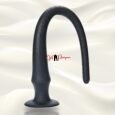 16 inches Long Black Horse Tail Anal Buttplug With Strong Suction Cup