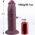XXL giant Extra Thick dildo 13 Inches Large | 9.7 Inches Circulation-Flesh