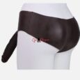 10 Inches Extra Lange Wearable Realistic Huge Black Hollow Pant Dildo Extender For Men