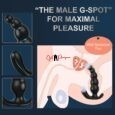 Vibrating Beads Black Anal Plug multifunctional sex toy for anal pleasure Wireless remote control