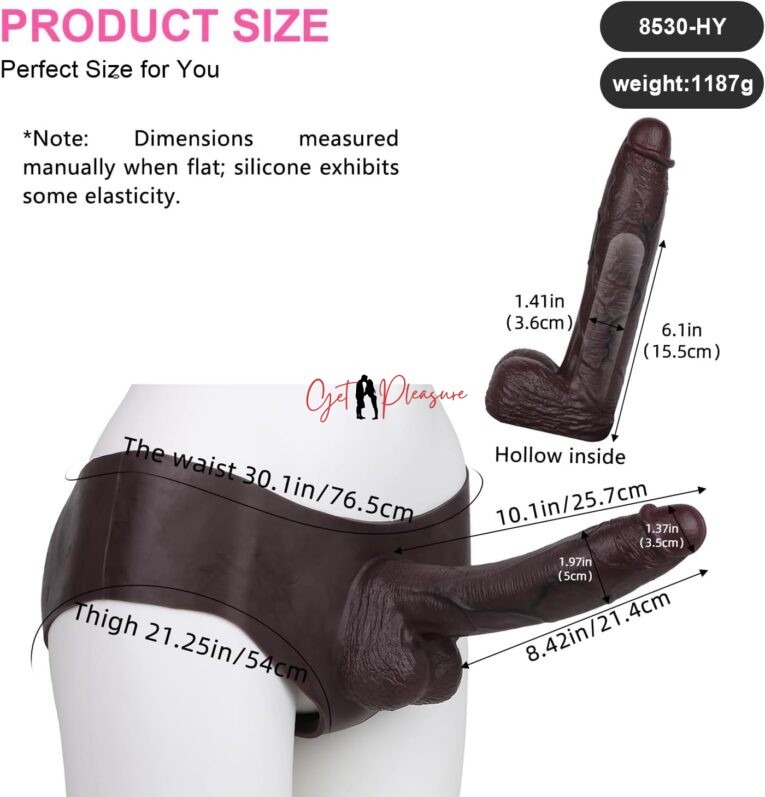 Strapon Hollow Pant Black Sex Toys India