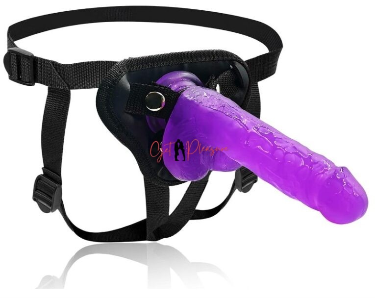 Strapon Purple Jelly Dildos