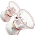 White 3In1 Nipple Clamp Vibrating Sucking Massager