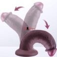 XXL giant Extra Thick dildo 13 Inches Large | 9.7 Inches Circulation-Flesh